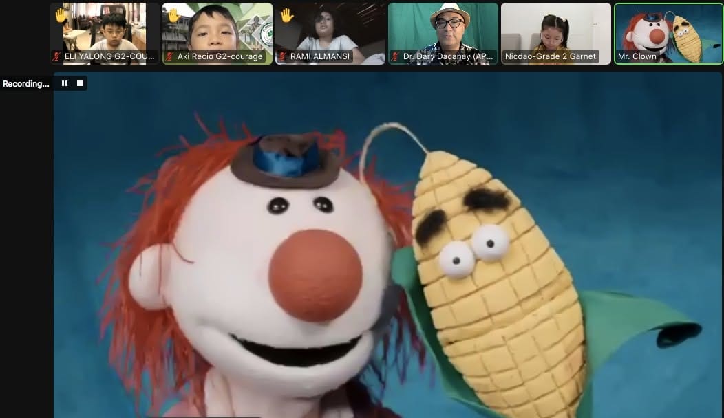 Mr. Clown and Friends Virtual Learning Session